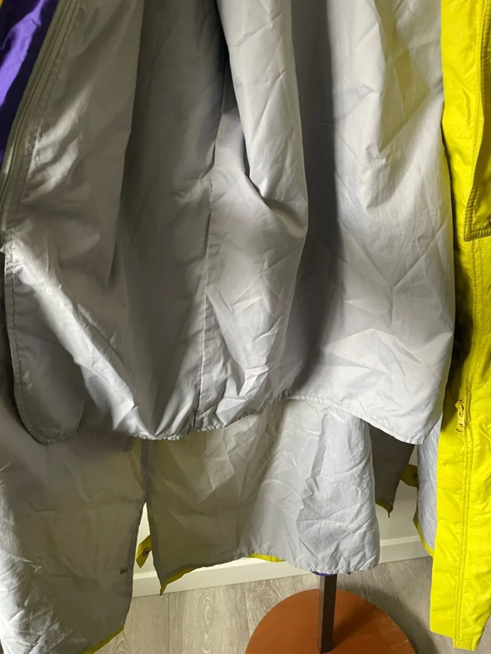 90s Vintage Jones Vancouver Canada Longline Parka Jacket Lime Green Retro Ski - Picture 9 of 11